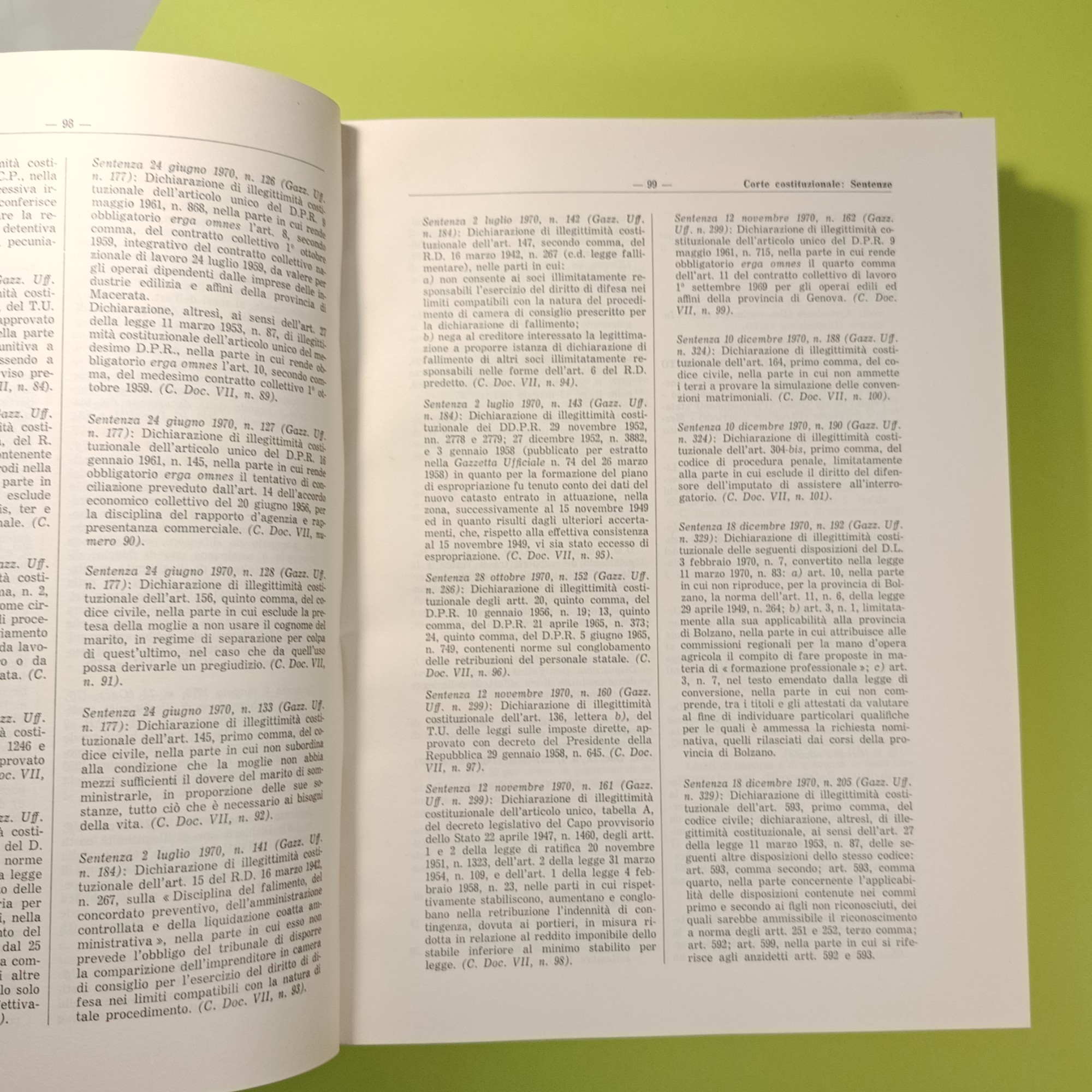 REPERTORIO LEGISLATIVO E PARLAMENTARE VOL I E II V LEGISLATURA 1970 - immagine 4