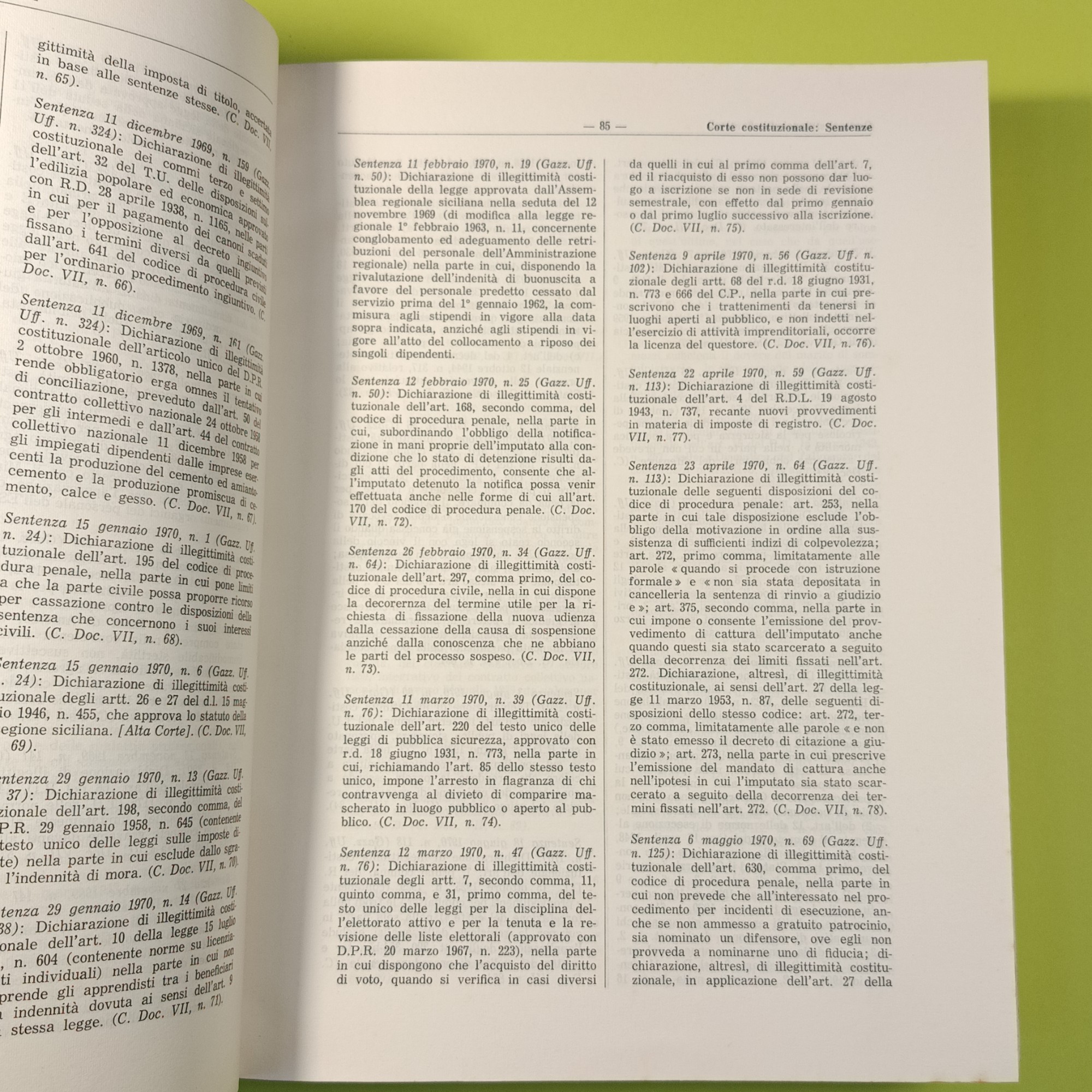 REPERTORIO LEGISLATIVO E PARLAMENTARE VOL I E II V LEGISLATURA AGOSTO 1970 - immagine 3