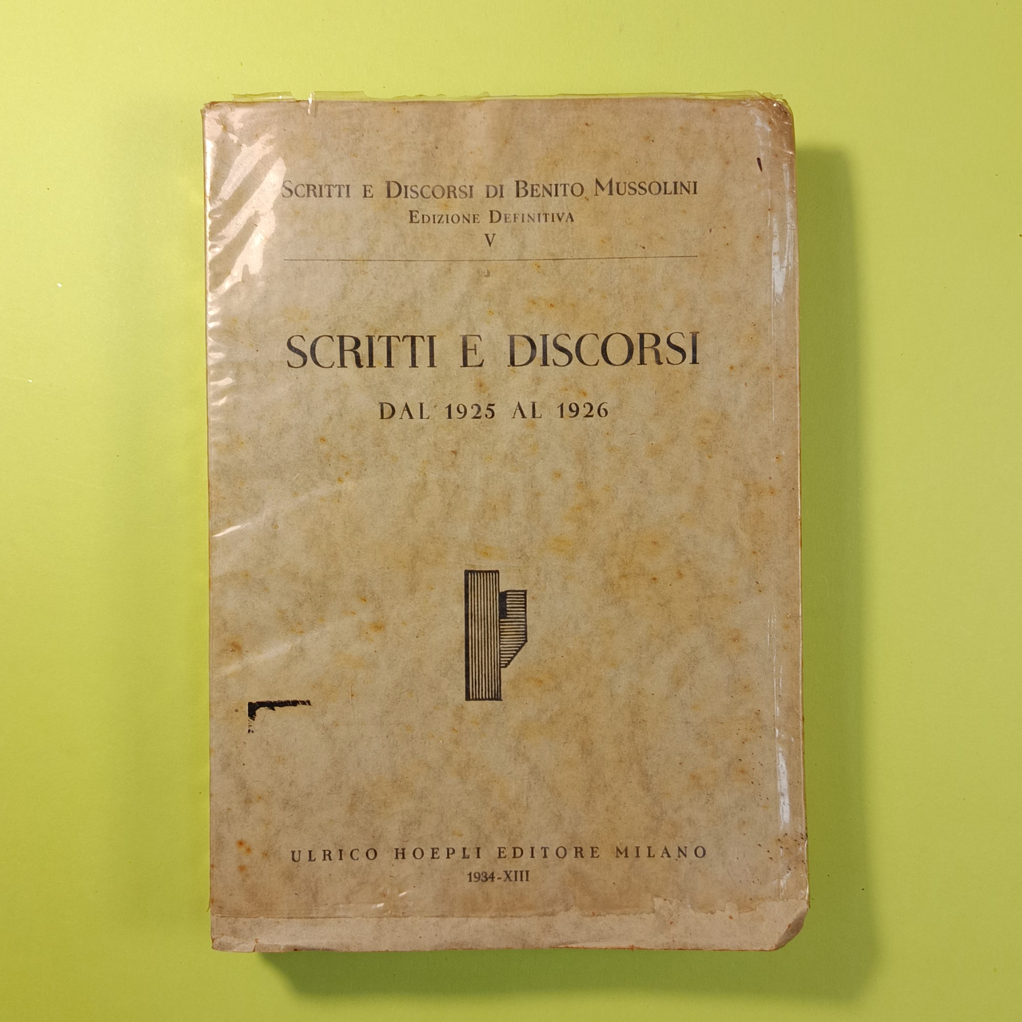 SCRITTI E DISCORSI