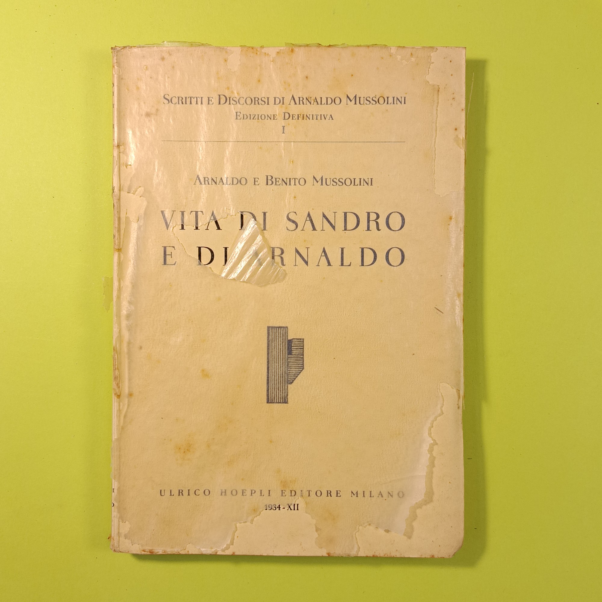 VITA DI SANDRO E DI ARNALDO