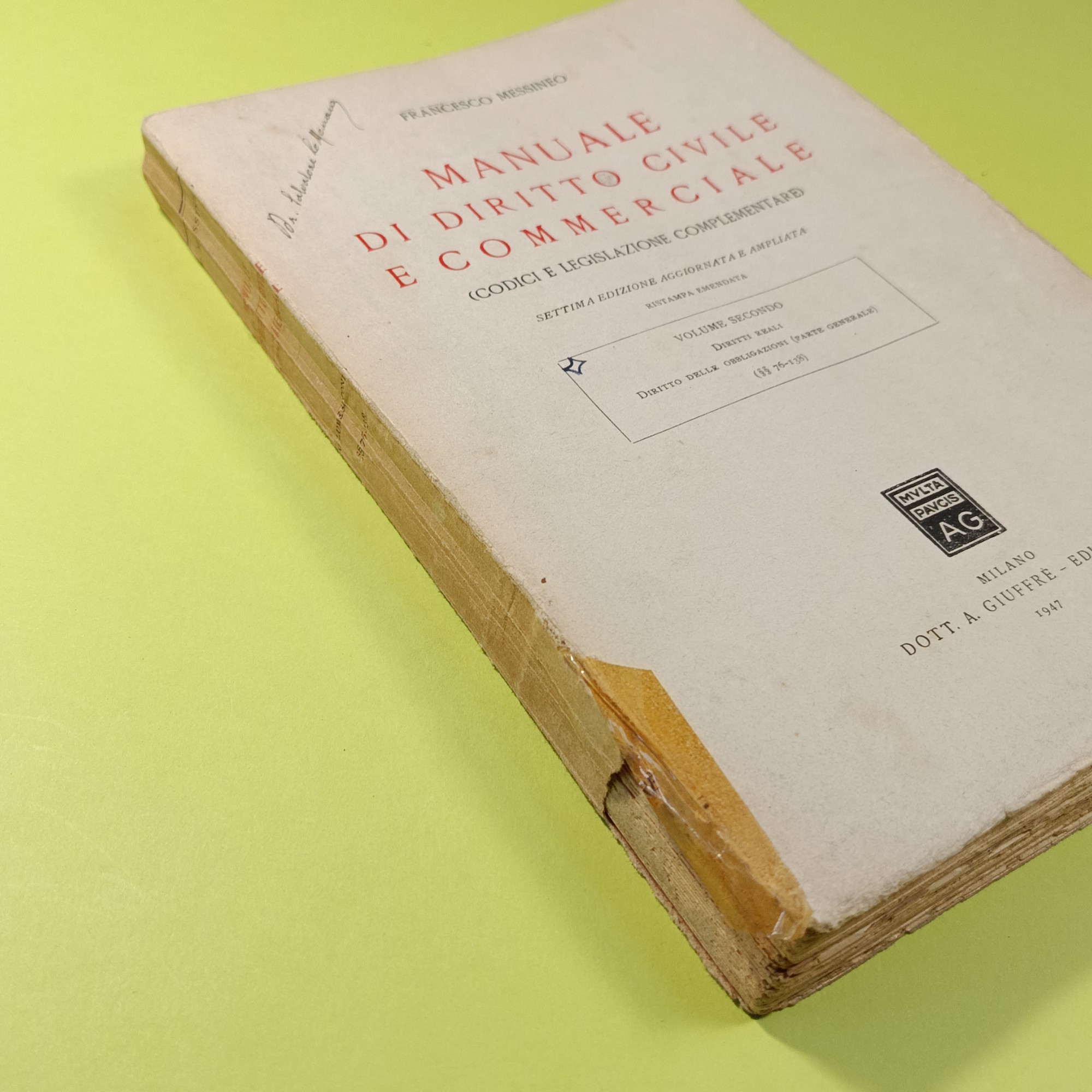 MANUALE DI DIRITTO CIVILE E COMMERCIALE - immagine 2
