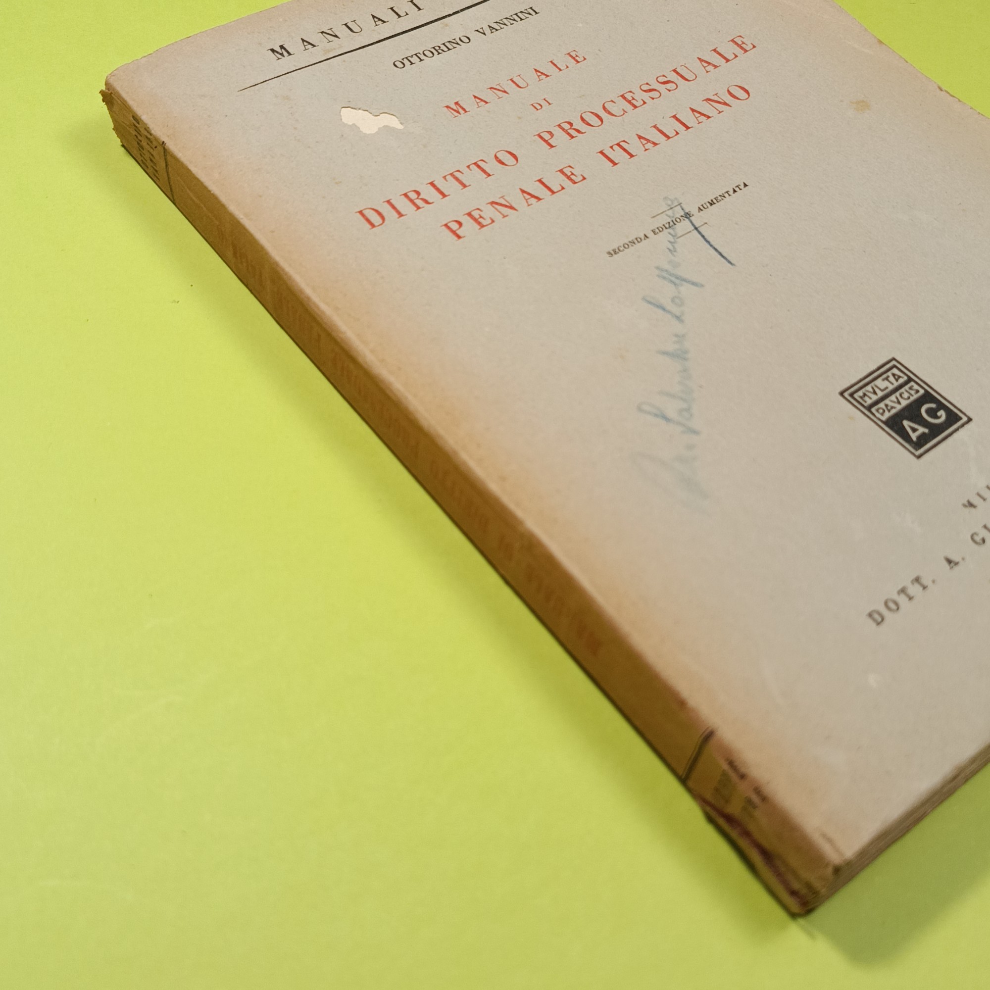 MANUALE DI DIRITTO PROCESSUALE PENALE ITALIANO - immagine 2