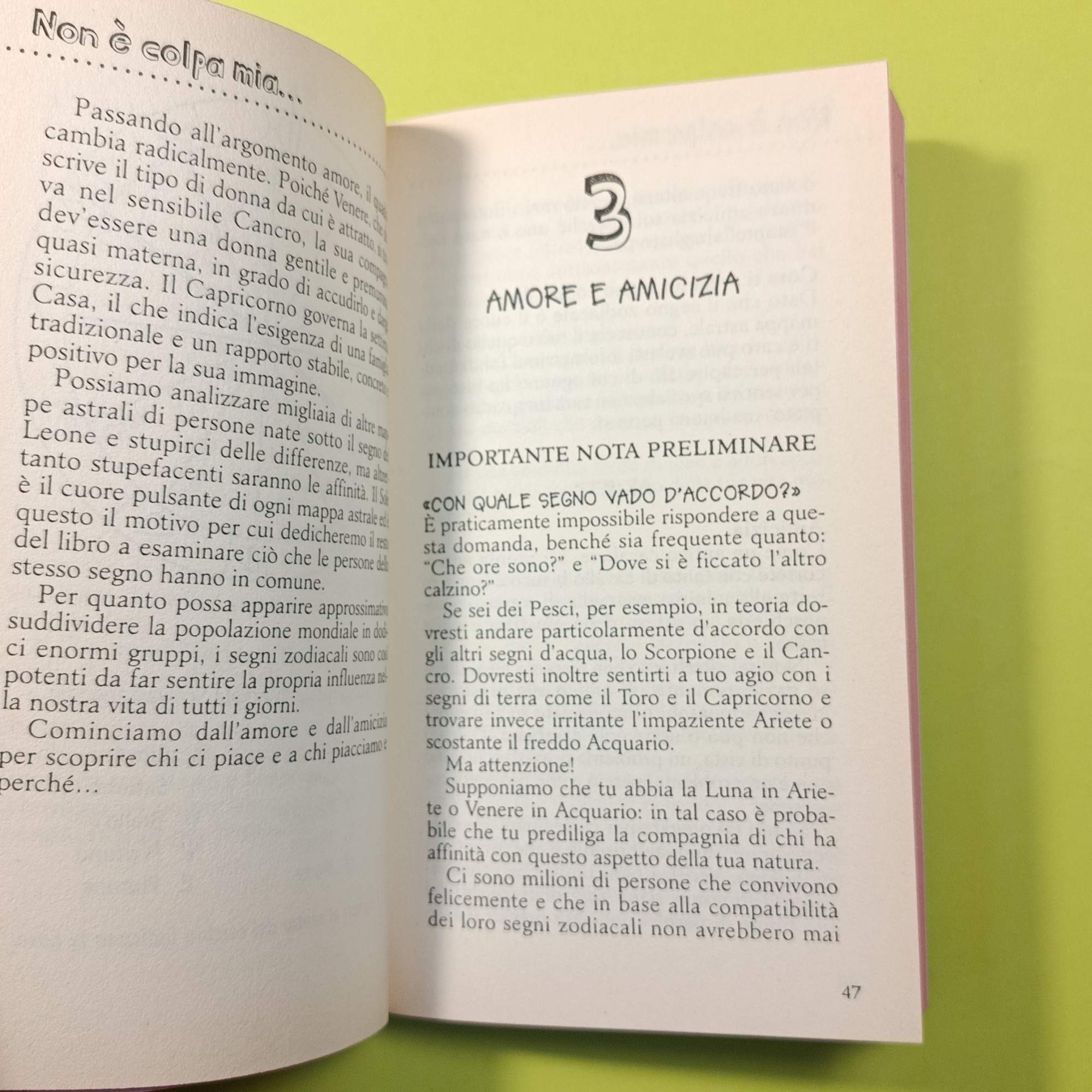 NON E' COLPA MIA HO I PIANETI DI TRAVERSO - immagine 3