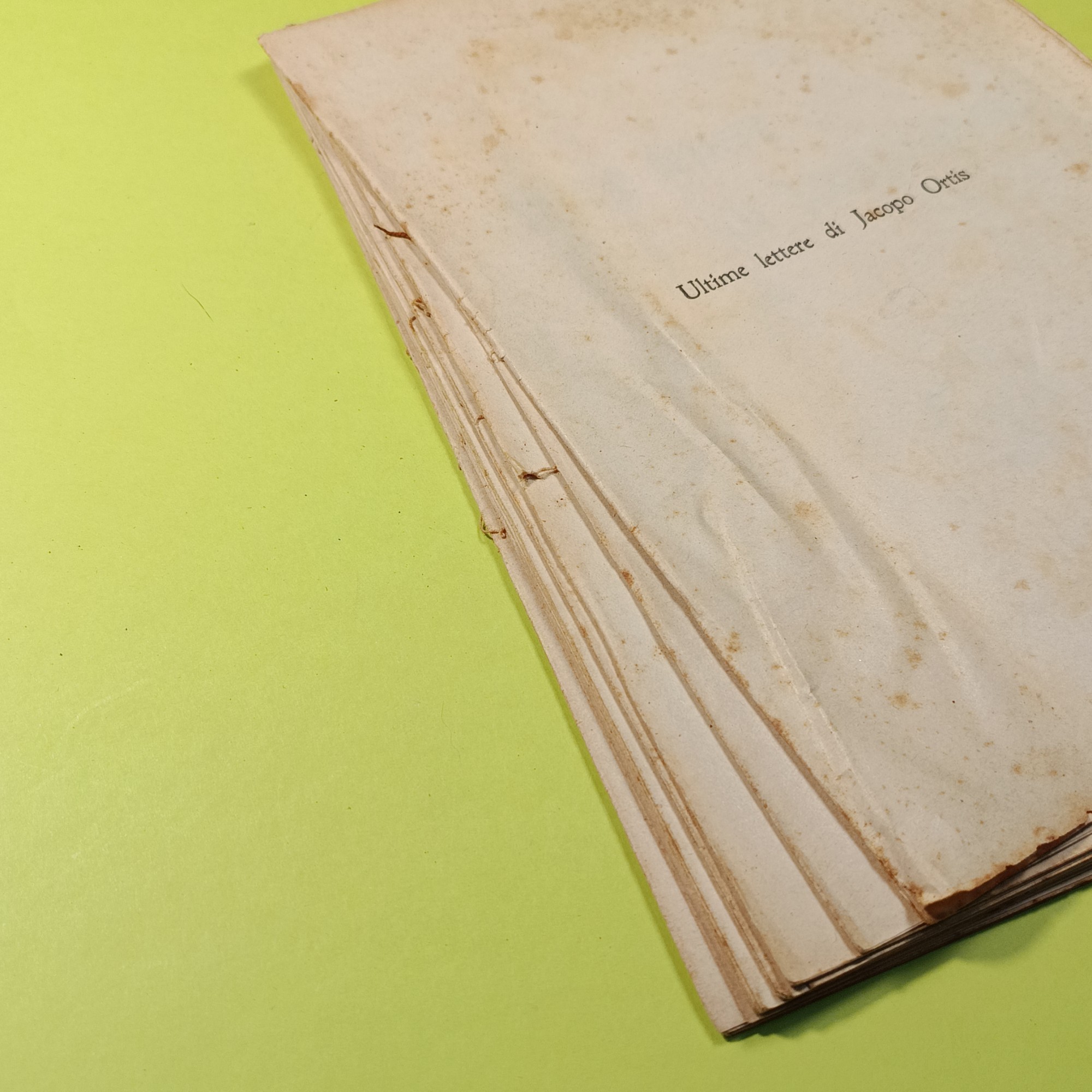 ULTIME LETTERE DI JACOPO ORTIS - immagine 2