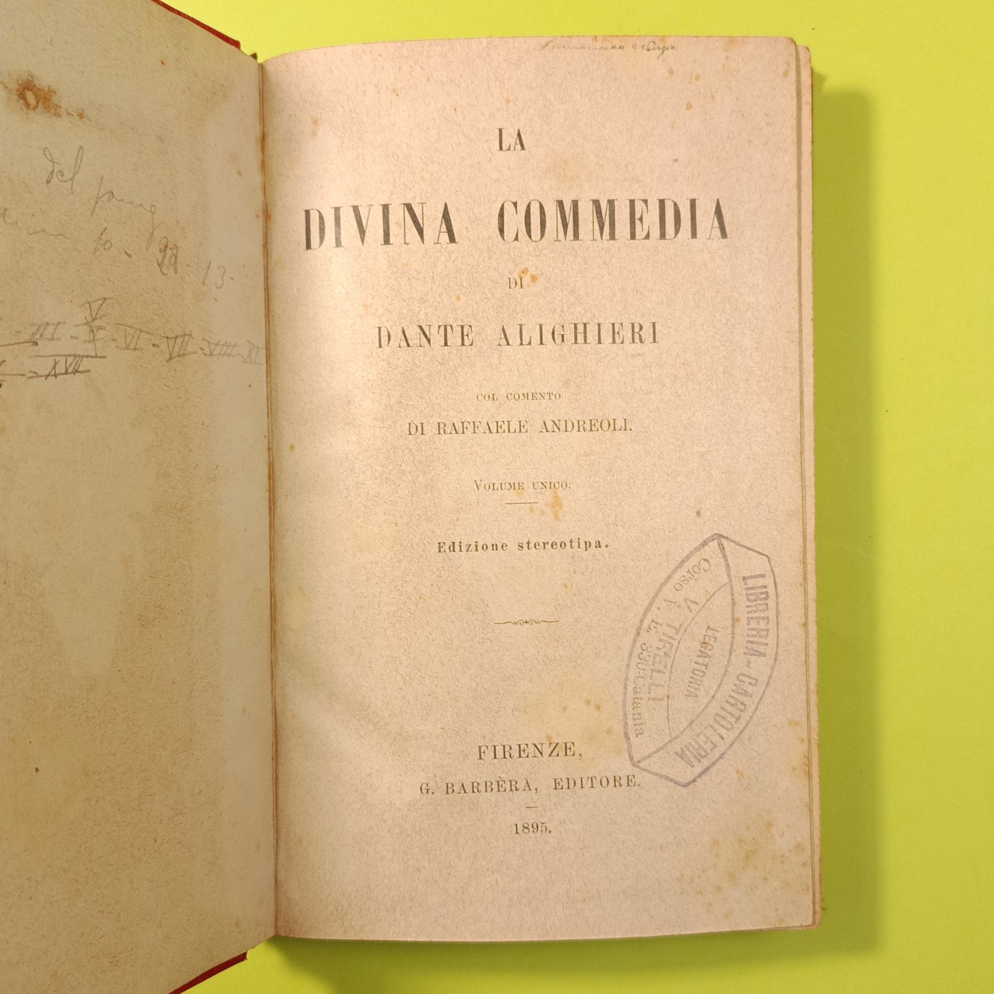 LA DIVINA COMMEDIA DI DANTE ALIGHIERI