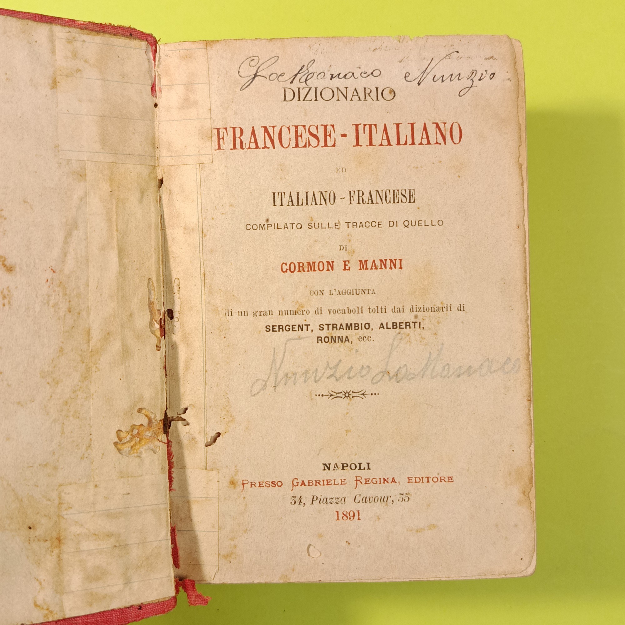 DIZIONARIO FRANCESE-ITALIANO - immagine 3