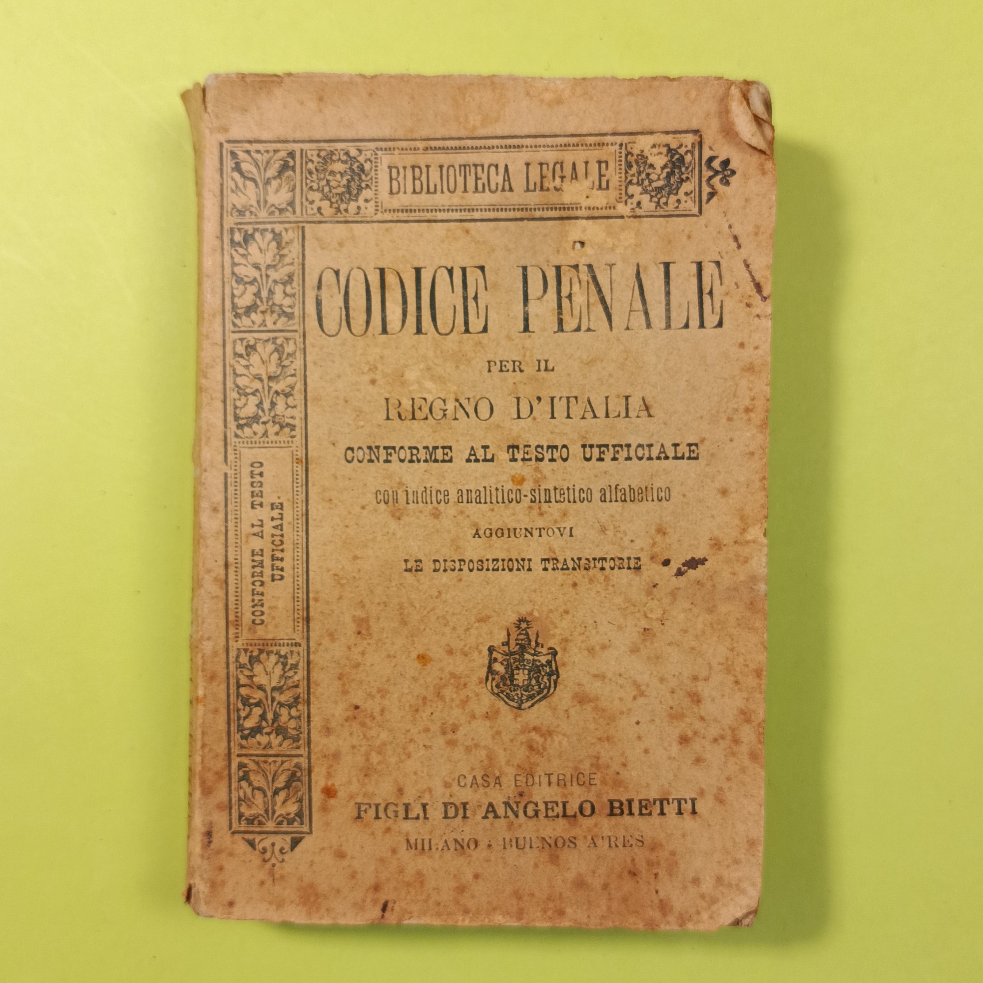 CODICE PENALE