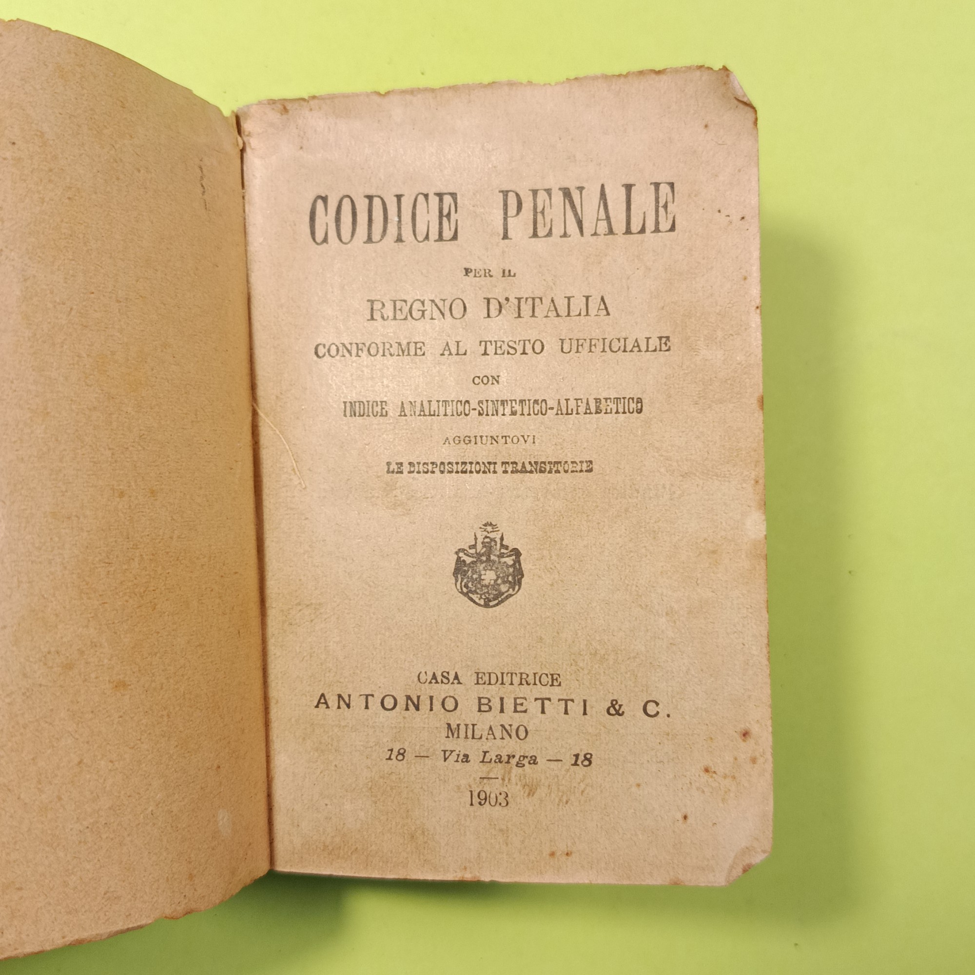 CODICE PENALE - immagine 3