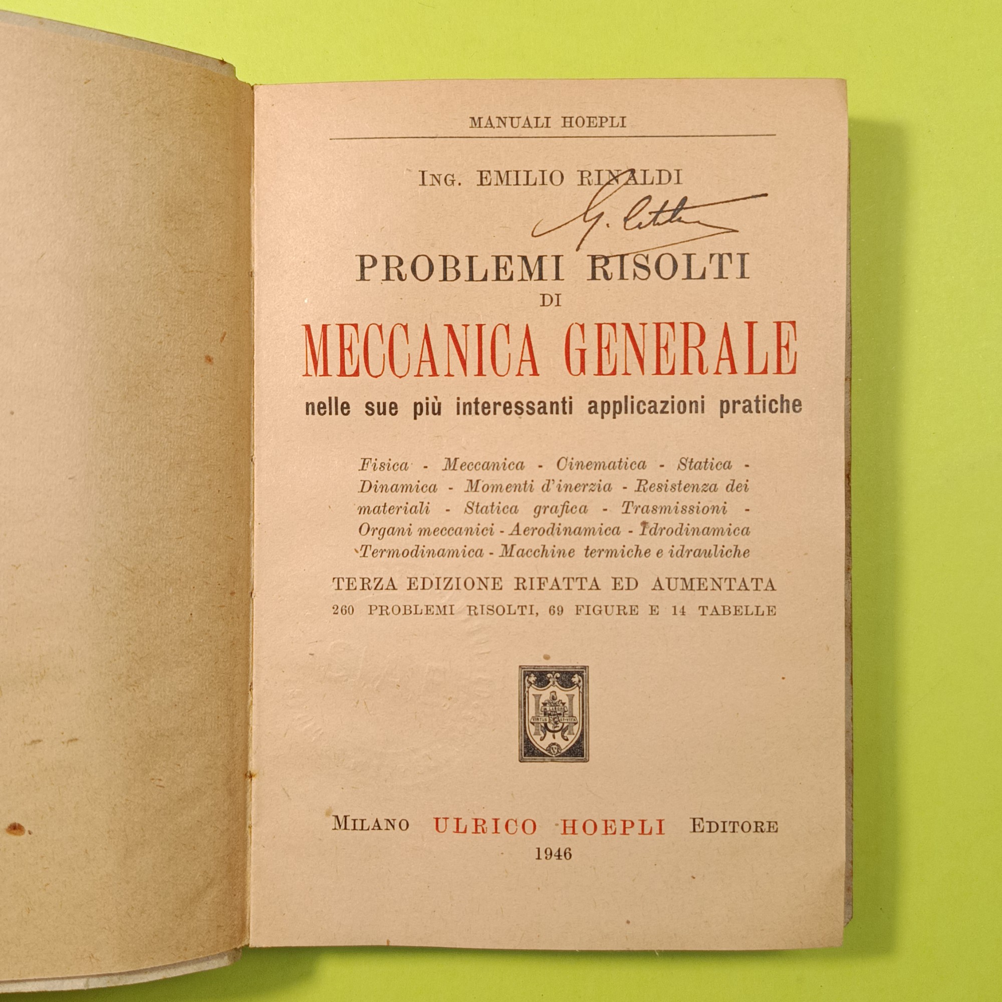 PROBLEMI RISOLTI DI MECCANICA GENERALE - immagine 3