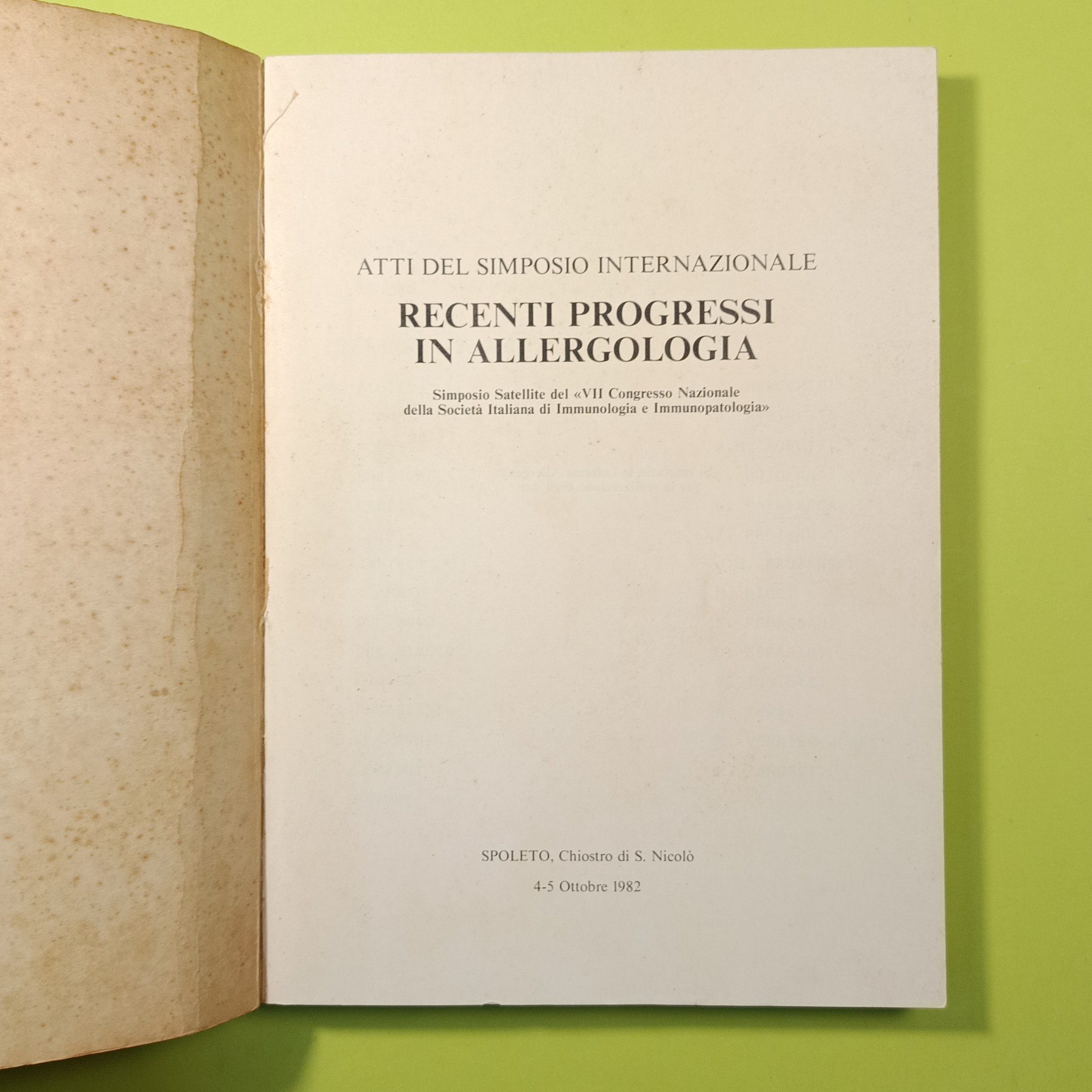RECENTI PROGRESSI IN ALLERGOLGIA - immagine 3