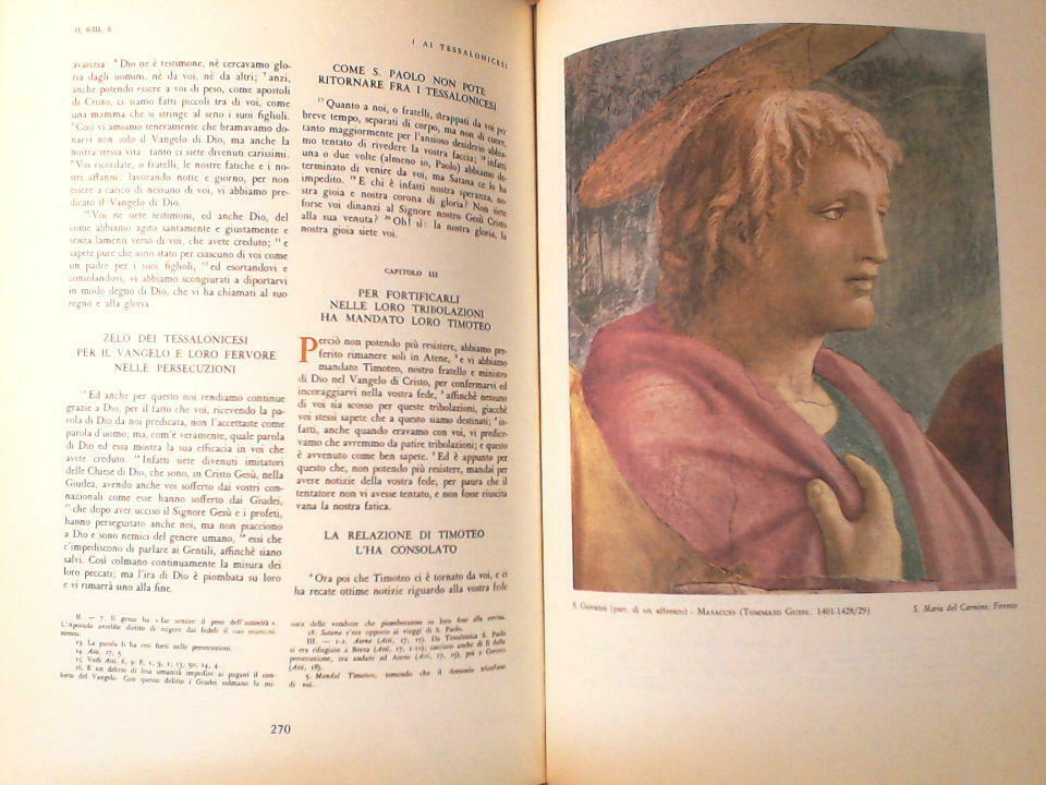 LA SACRA BIBBIA ILLUSTRATA CON RIPRODUZIONI DI CAPOLAVORI D'ARTE - immagine 4