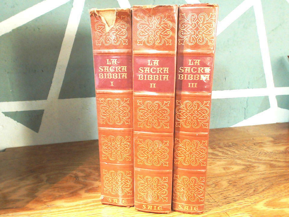 LA SACRA BIBBIA ILLUSTRATA CON RIPRODUZIONI DI CAPOLAVORI D'ARTE