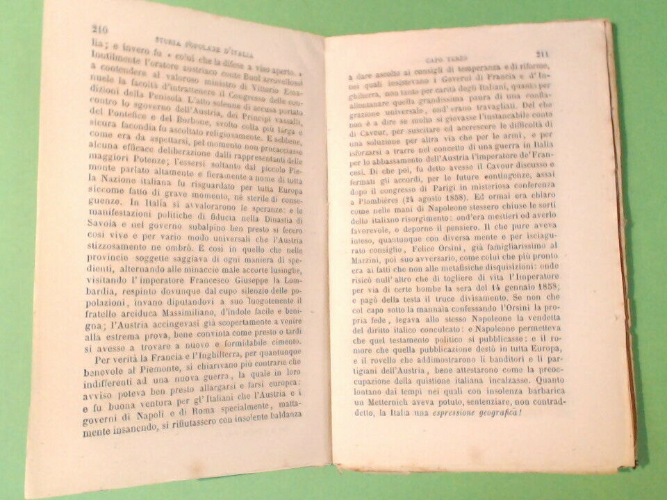 STORIA POPOLARE D'ITALIA VOL IV ZINI GUIGONI 1869 - immagine 5