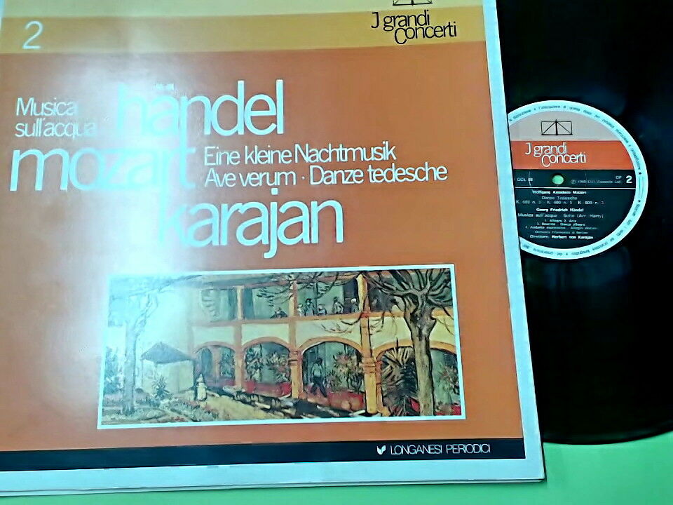 I GRANDI CONCERTI MOZART HENDEL KARAJAN GCL 02 33 GIRI
