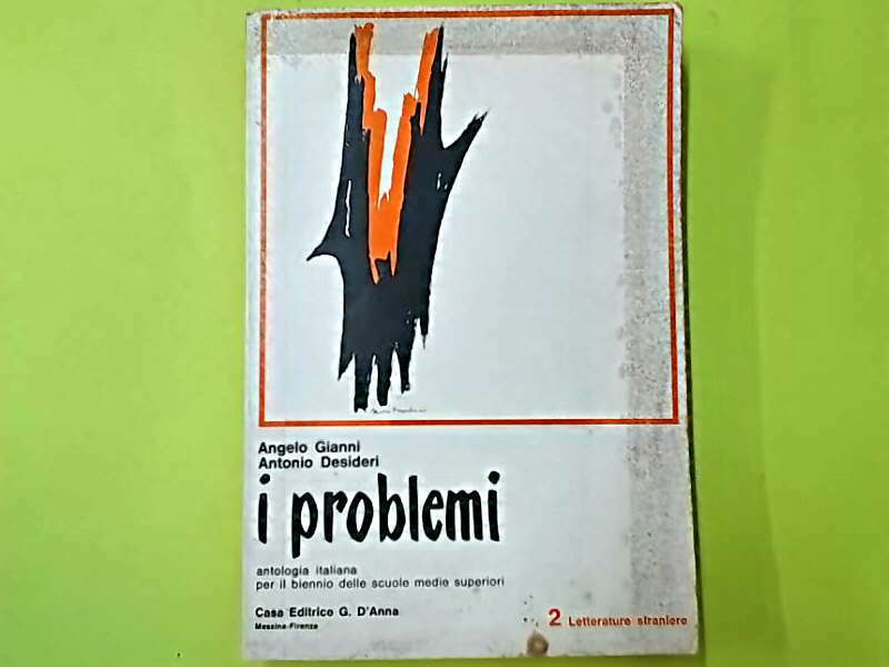 I PROBLEMI 2 LETTERATURE STRANIERE