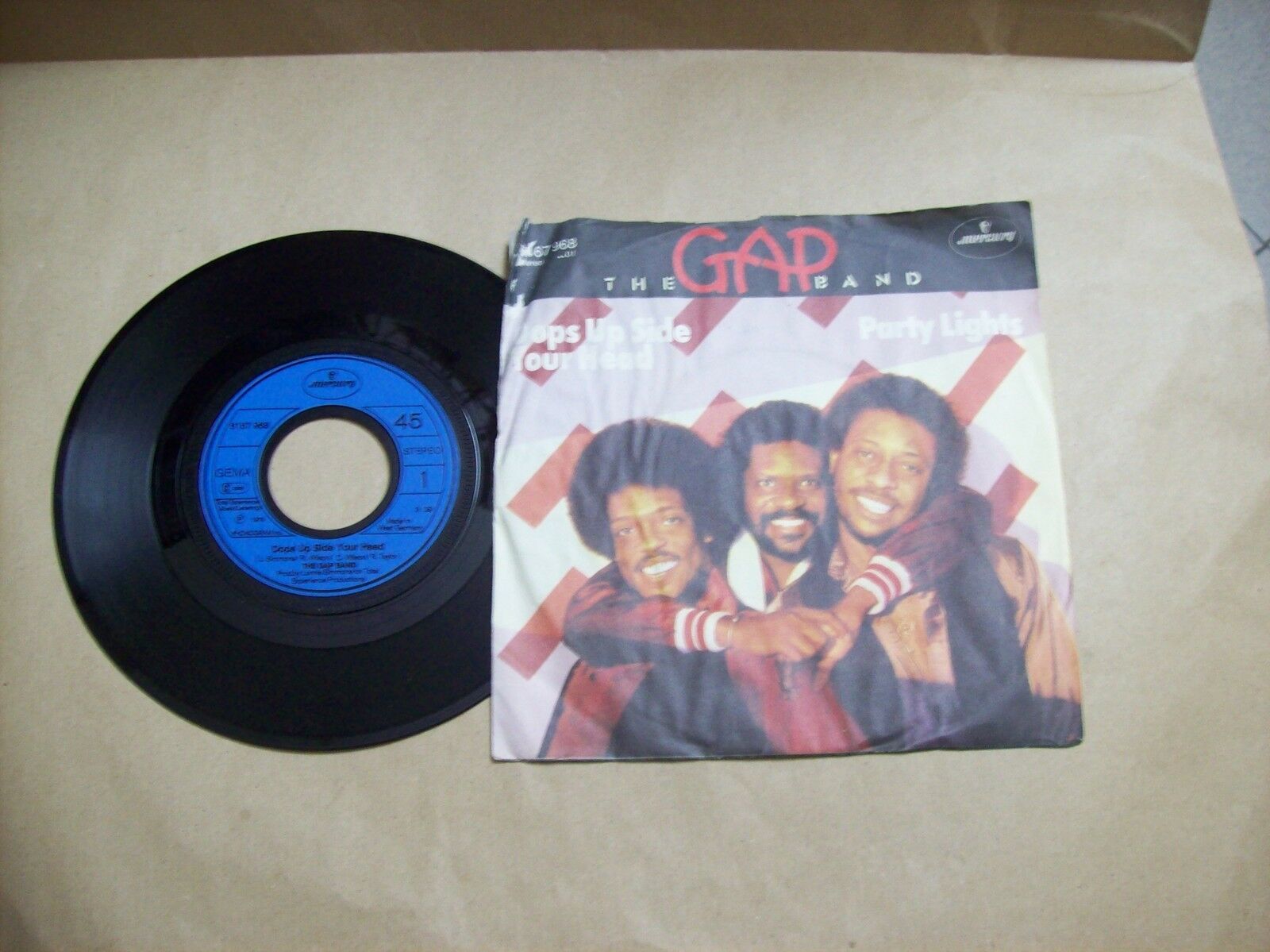 THE GAP BAND OOPS UP SIDE YOUR HEAD / PARTY LIGHTS 6167 968 45 GIRI 1979