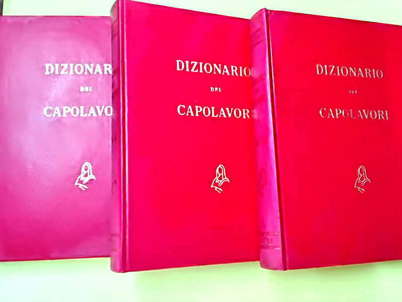 DIZIONARIO DEI CAPOLAVORI 3 VOL GABRIELLI ULTRA 1967
