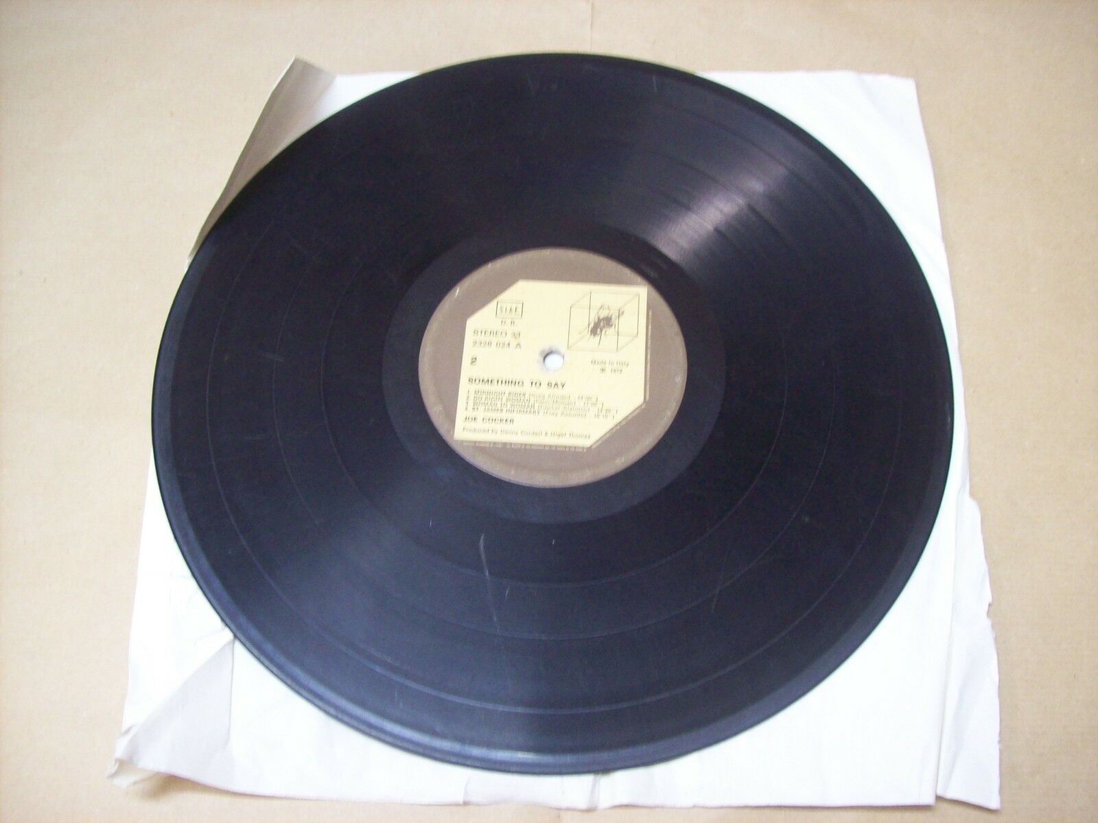 JOE COCKER SOMETHING TO SAY 2326 024 33 GIRI 1972