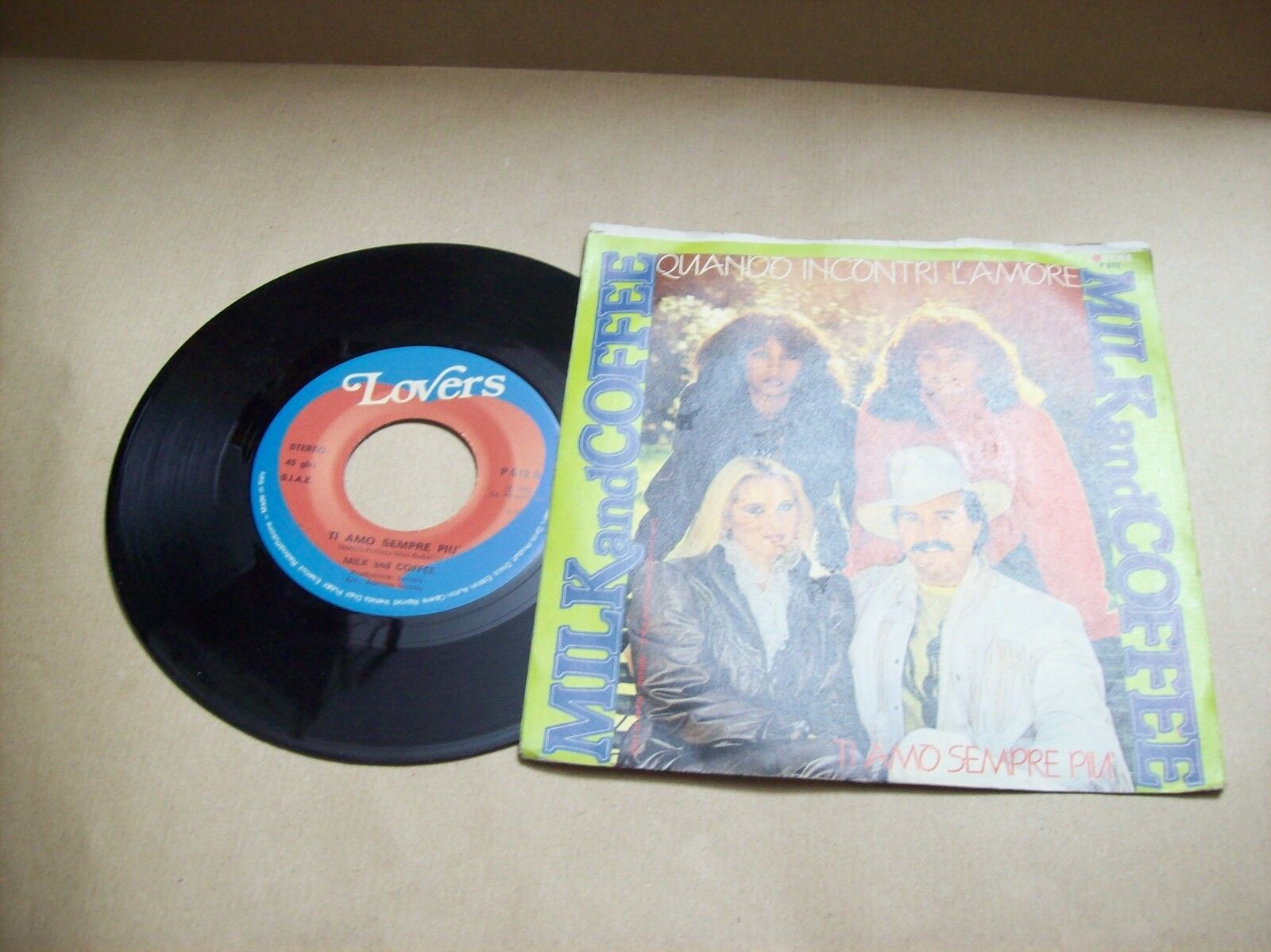 MILK AND COFFEE QUANDO INCONTRI L'AMORE / TI AMO SEMPRE PIU' LOVERS P 612