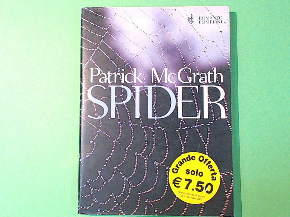 SPIDER PATRICK MC GRATH BOMPIANI EDITORE