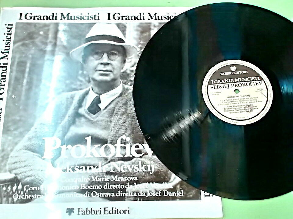 I GRANDI MUSICISTI PROKOFIEV FABBRI EDITORI GMN 70 33 GIRI