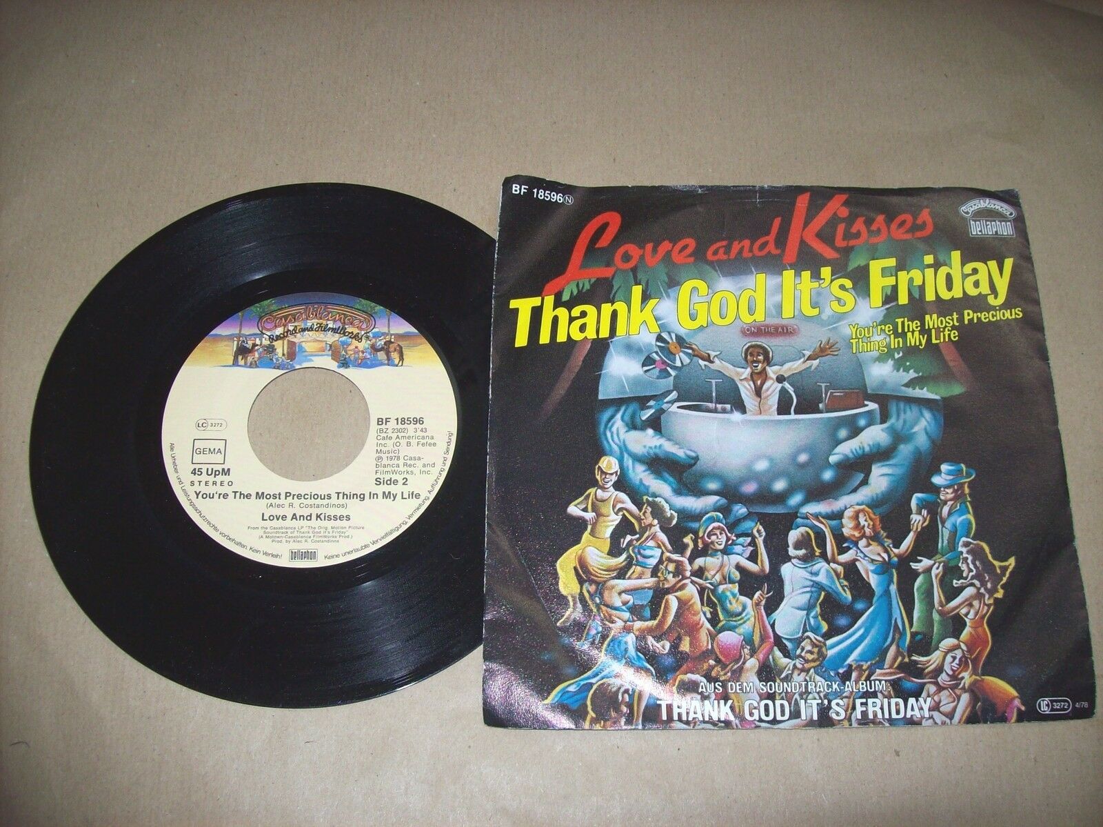 LOVE AND KISSES THANK GOD IT'S FRIDAY / YOU'RE THE MOST PRECIOUS THING BF 18596