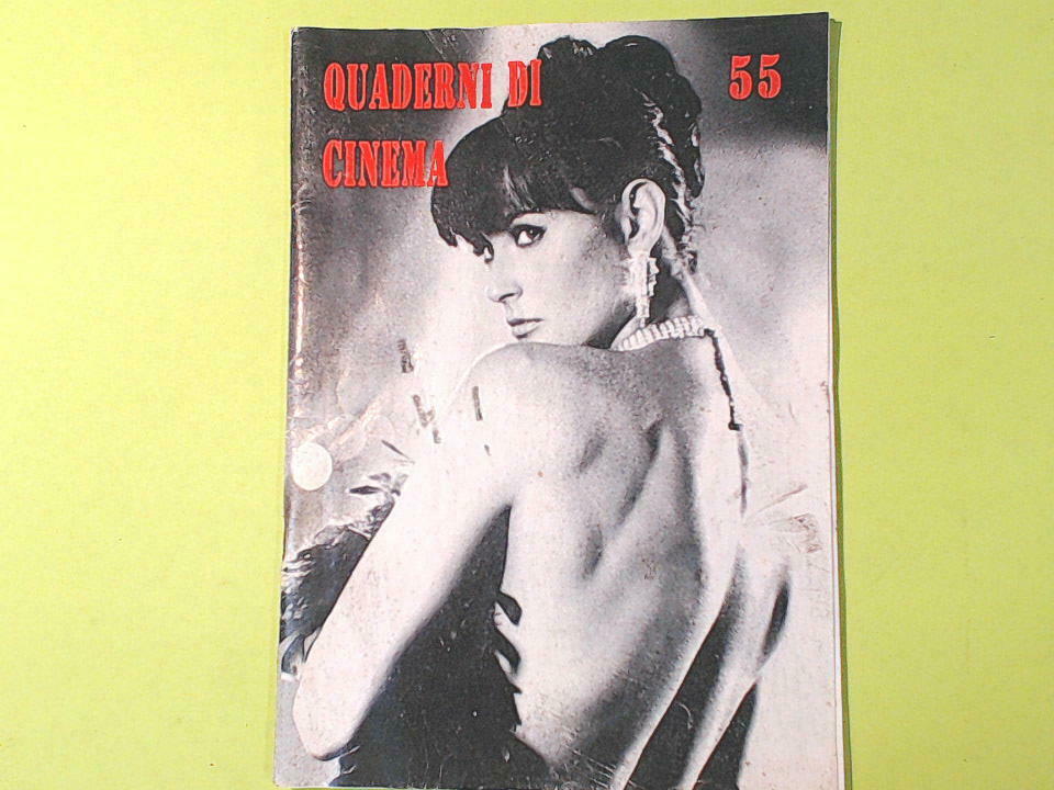 QUADERNI DI CINEMA TRIMESTRALE LUGLIO SETTEMBRE 1997 N 55