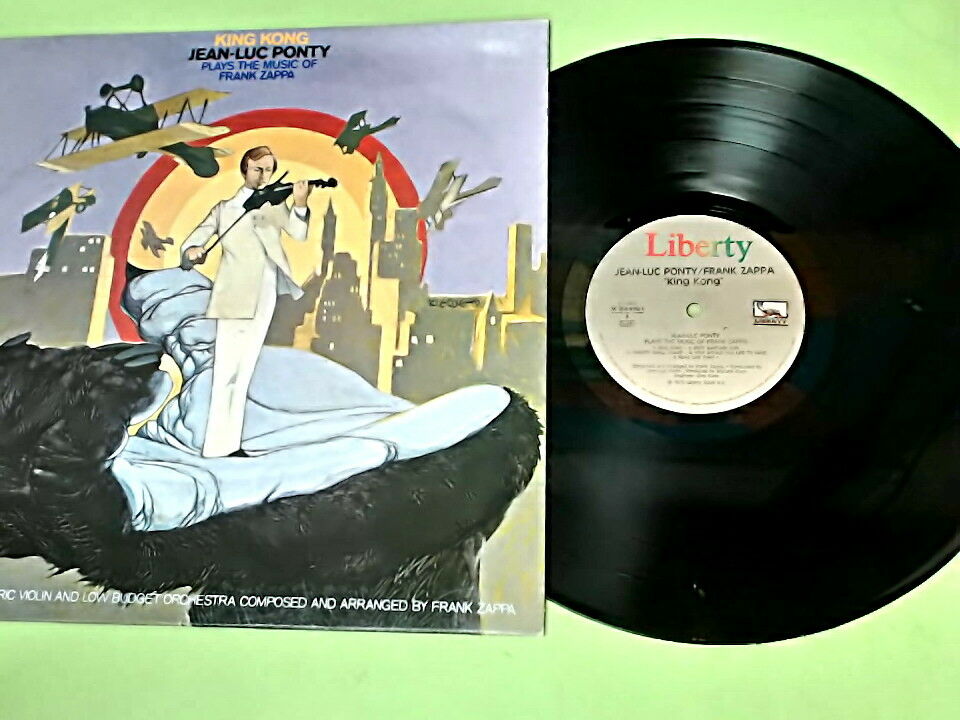 KING KONG JEAN LUC PONTY FRANK ZAPPA LIBERTY 3C 054 91651 LP 33 GIRI 1982