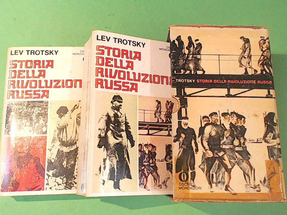 STORIA DELLA RIVOLUZIONE RUSSA TROTSKY MONDADORI 2 VOLL 1969
