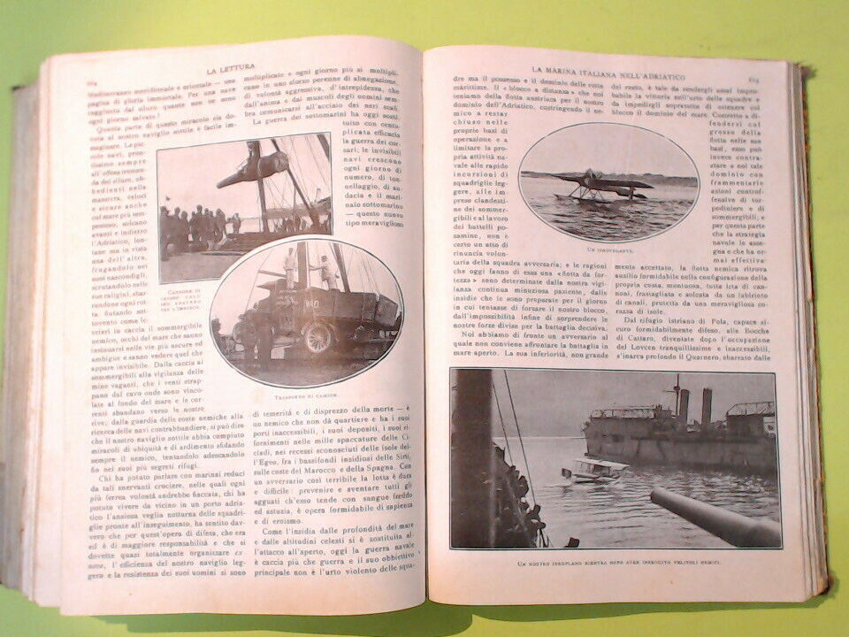 LA LETTURA RIVISTA MENSILE RACCOLTA COMPLETA 12 NUMERI ANNO XVI 1916 - immagine 7