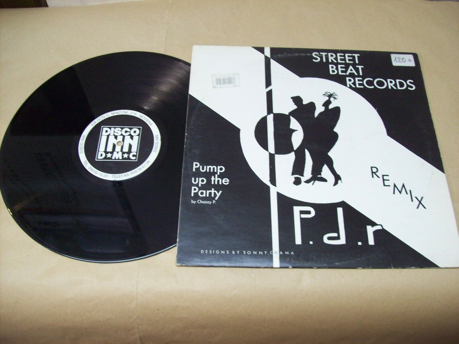 CHAZZY P PUMP UP THE PARTY STREET BEAT RECORDS CHAZZY 1 45 GIRI 12" 1990