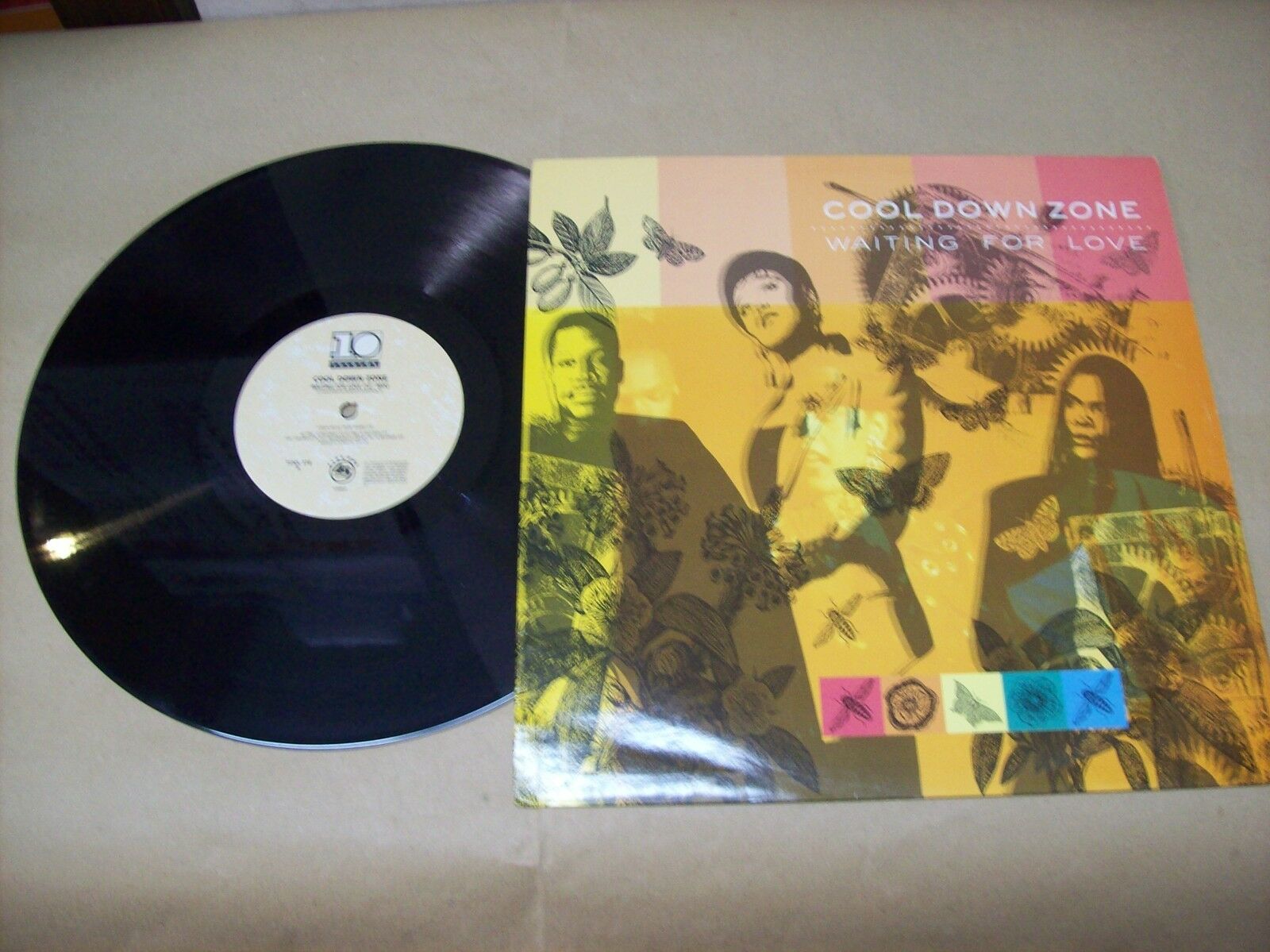 COOL DOWN ZONE WAITING FOR LOVE TEN RECORDS TEN X 318 45 GIRI 12" 1990