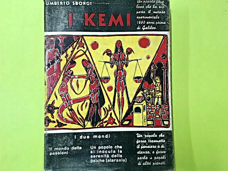 I KEMI FAVOLA SCIENTIFICA BORGI L'EDITRICE SCIENTIFICA 1949