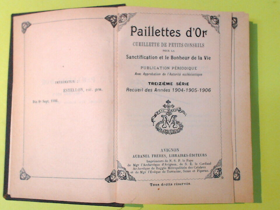 PAILLETTES D'OR 5 CUEILLETTE DE PETITS CONSEILS AUBANEL EDITEURS - immagine 4