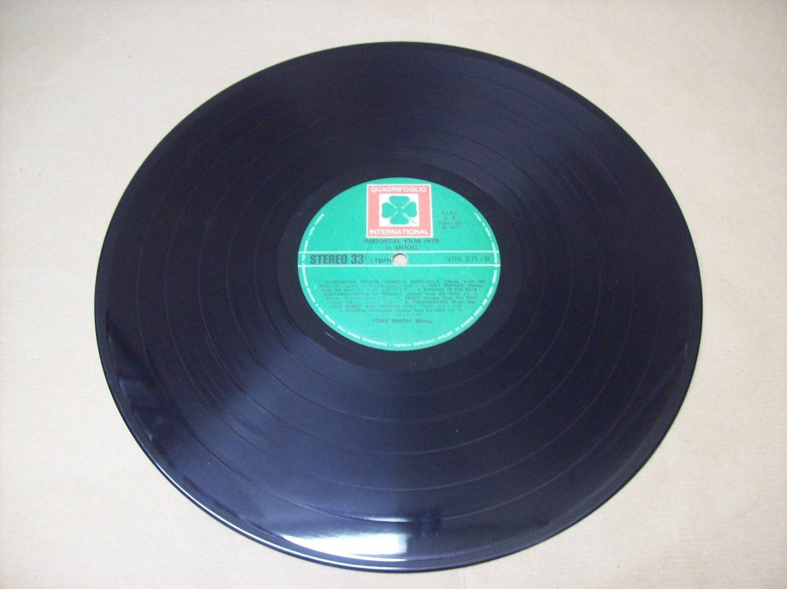 TONY SMITH IMMORTAL FILM HITS IN MOOG 33 GIRI 1973
