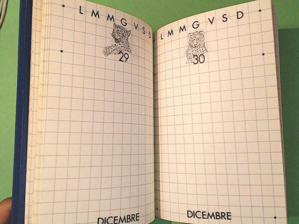 DIARIO SCOLASTICO VINTAGE KRIZIA BLU - immagine 4