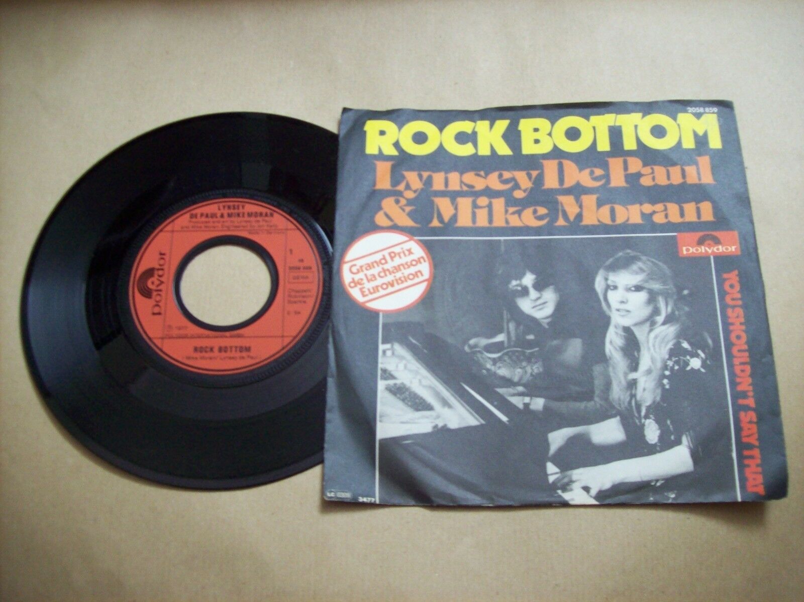 LYNSAY DE PAUL & MIKE MORAN ROCK BOTTOM /YOU SHOULDN'T SAY THAT POLYDOR 2058 859