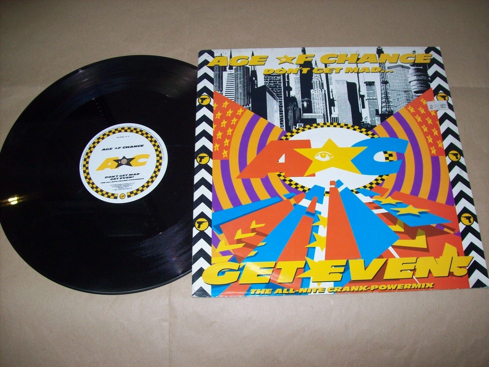 AGE OF CHANCE DON'T GET MAD GET EVEN VIRGIN VS 989 12 45 GIRI 1987