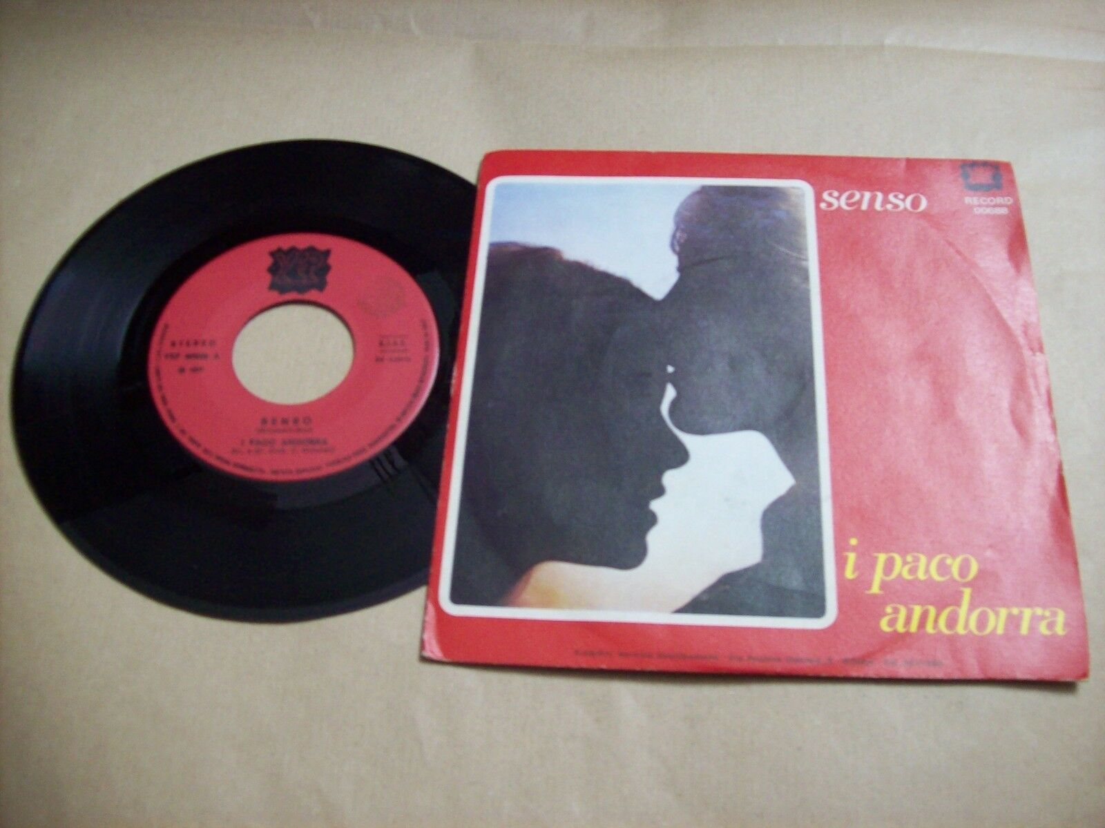 I PACO ANDORRA SENSO / LEI MI AMERA' YEP 00688 45 GIRI 1977