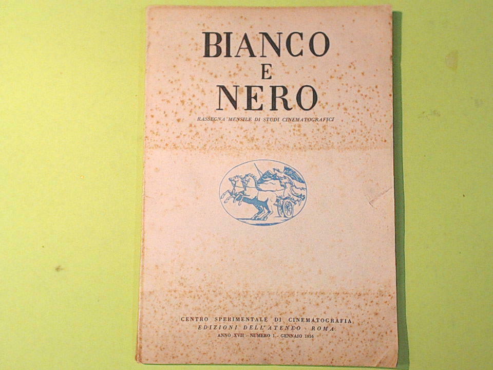 BIANCO E NERO GENNAIO 1956 N 1