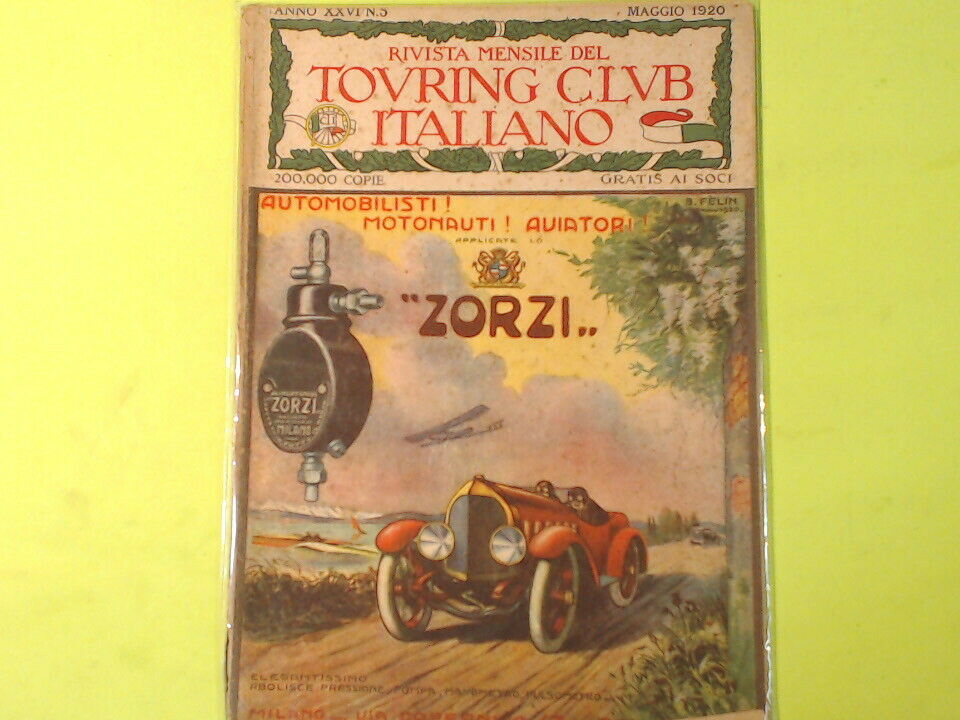 RIVISTA MENSILE TOURING CLUB ITALIANO MAGGIO 1920 n 5