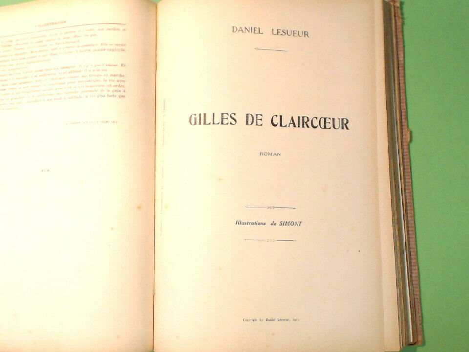 L'ILLUSTRATION 7 ROMANS AA. VV. ILLUSTRATIONS SIMONT SCOTT SABATTIER - immagine 9