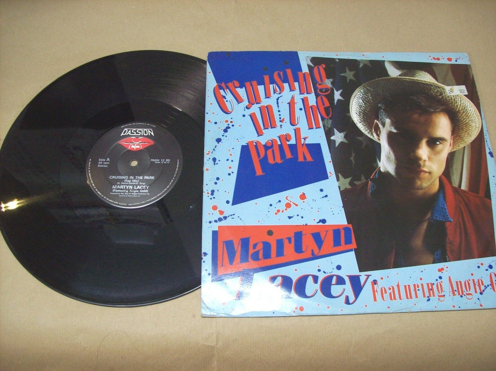 MARTYN LACEY CRUISING IN THE PARK PASSION PASH 12 80 45 GIRI 12" 1989