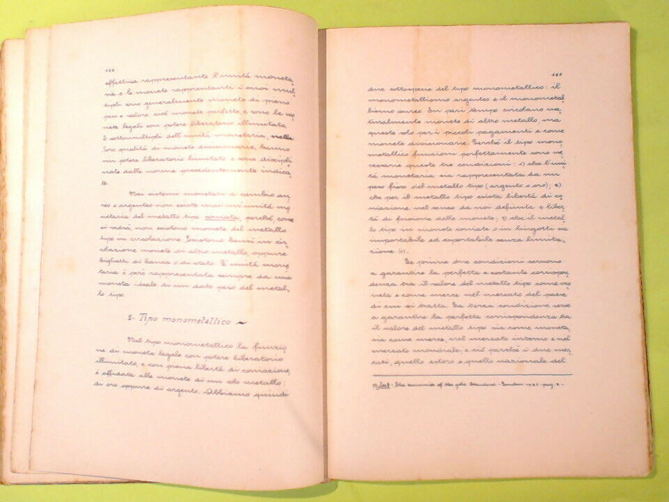 LEZIONI DI ECONOMIA POLITICA LA MONETA E I SISTEMI MONETARI FANNO CEDAM 1934 - immagine 3