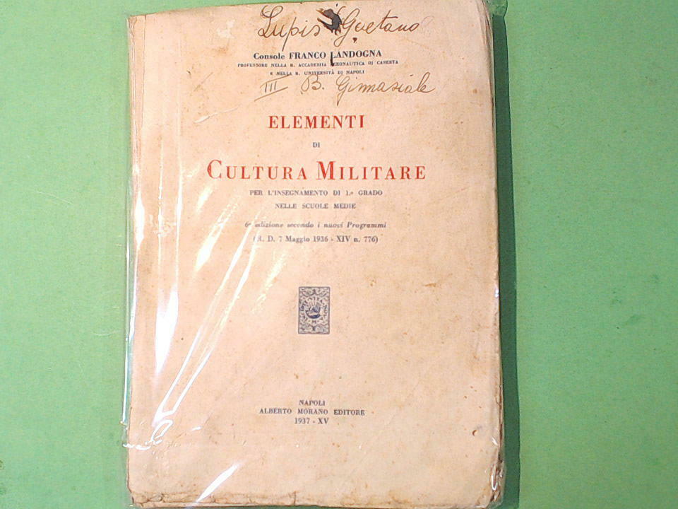 ELEMENTI DI CULTURA MILITARE