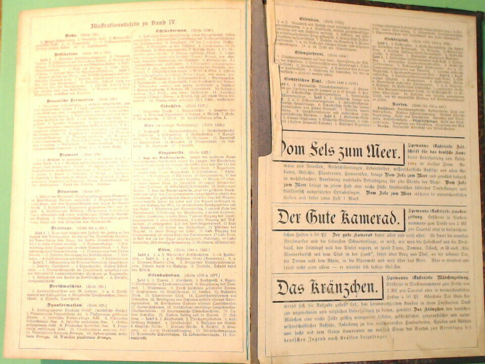 KONVERSATIONS LEXIKON 4 PIERERS 1889 - immagine 10
