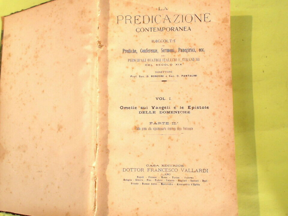 LA PREDICAZIONE CONTEMPORANEA VOL I - immagine 3