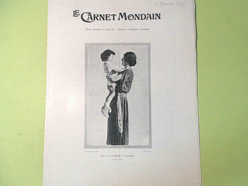 LE CARNET MONDAIN RIVISTA DEL CORPO DIPLOMATICO 15 JANVIER 1925 N 545
