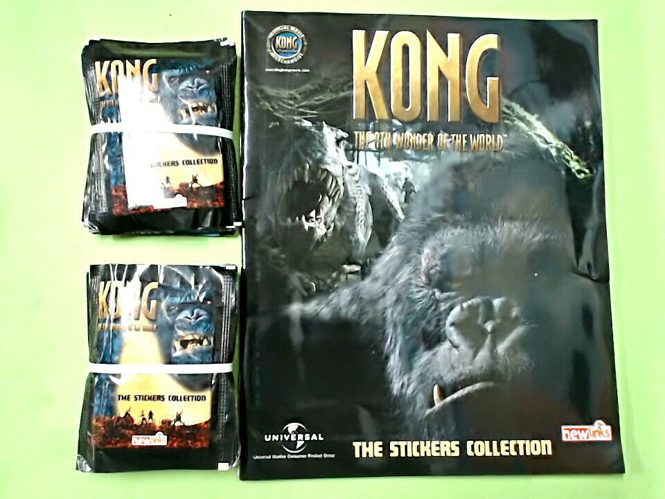 ALBUM KONG THE 8TH WONDER OF THE WORLD + 250 FIGURINE