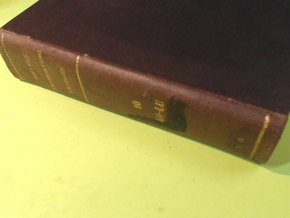 MEYERS KONVERSATIONS LEXIKON 10 KO-LU BIBLIOGRAPHISCHEN INSTITUTS 1888 - immagine 3